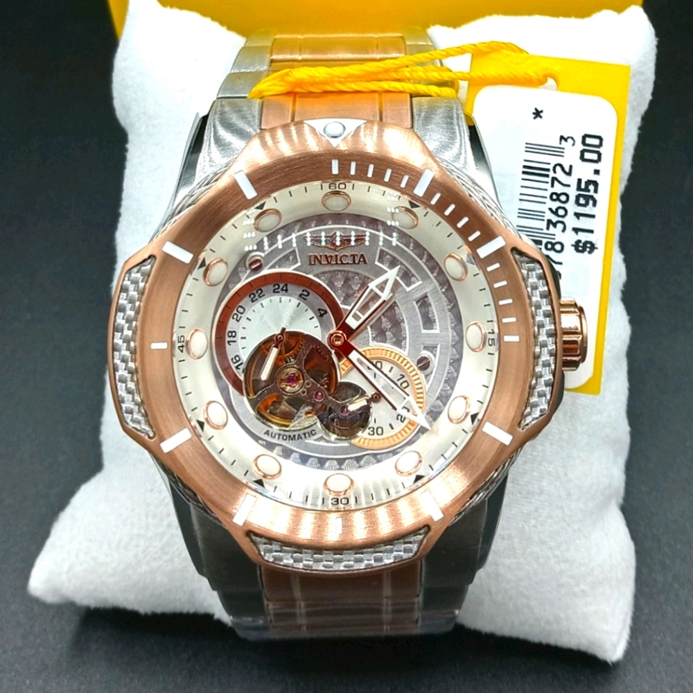FIRM PRICE-INVICTA AUTOMATIC BOLT CABLE WATCH